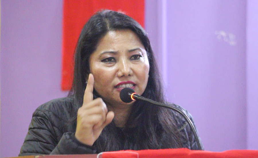 एनआरएनएले राजनीतिक अधिकारसहितको आवाज उठाएपछि आक्रोशित बनिन् रामकुमारी झाँक्री
