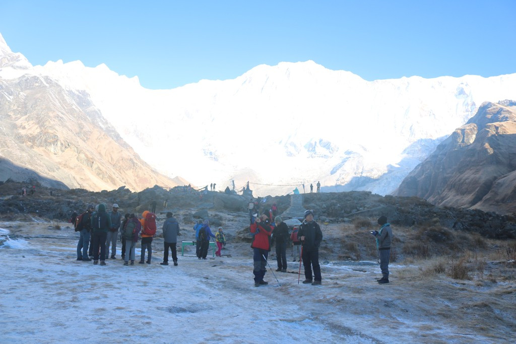 कात्तिक महिनामा २४ हजार ४०९ पर्यटकले  अन्नपूर्ण क्षेत्रको भ्रमण गरे