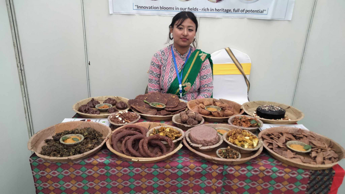 काठमाडौंको सोल्टी होटलमा नेपालको रैथाने बाली प्रदर्शनी