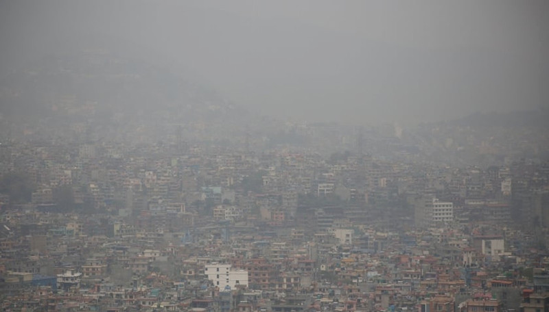 काठमाडौँको प्रदूषण घट्दै, आज प्रदूषित सहरको १८ औँ स्थानमा