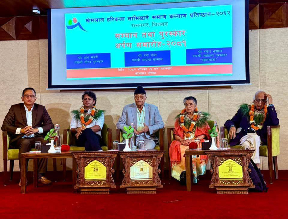 सुवेदी, शर्मा र भुसाललाई प्रदान गरियो पद्मश्री